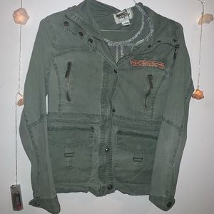 Green Button Up Jacket